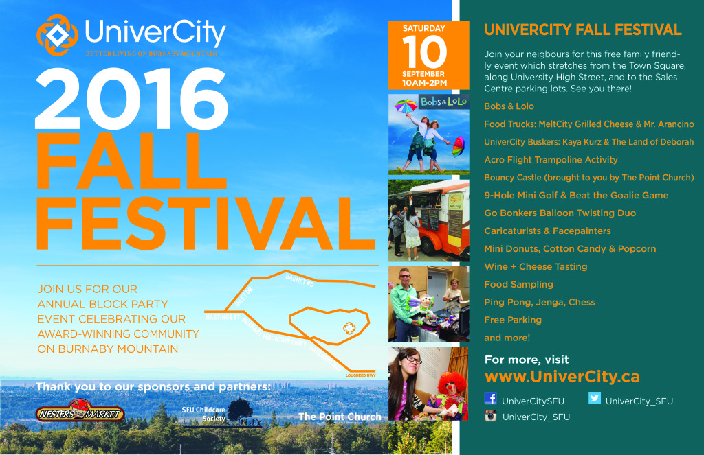 2016 Fall Fest Event Poster